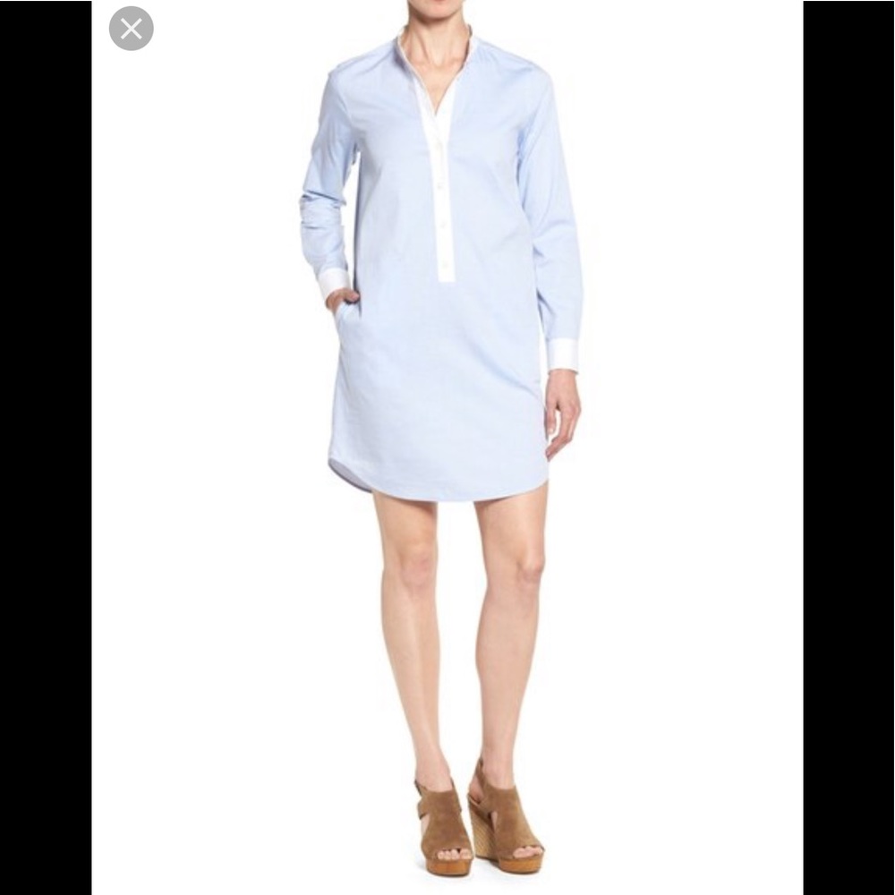 Michael Michael Kors Cotton Oxford Shirtdress